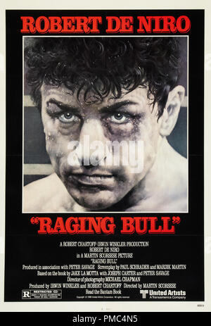 Robert De Niro, Raging Bull (United Artists, 1980). Poster Datei Referenz # 33595 887 THA Stockfoto