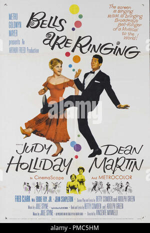 Dean Martin, Judy Holliday, Glocken Klingeln (MGM, 1960). Poster Datei Referenz # 33635 096 THA Stockfoto