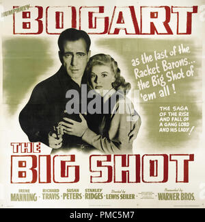 Humphrey Bogart, der Big Shot (Warner Brothers, 1942). Poster Datei Referenz # 33635 163 THA Stockfoto