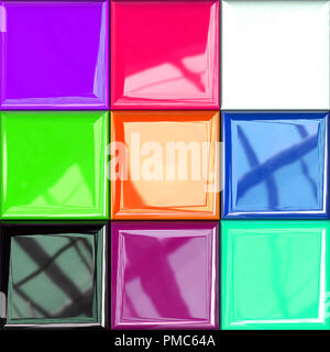 Farbige Gestaltung Palette Stockfoto