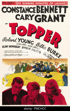 Cary Grant, Constance Bennett, Topper (MGM, 1937). Poster Datei Referenz # 33636 386 THA Stockfoto