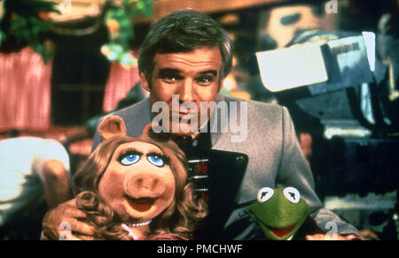 Miss Piggy, Steve Martin, Kermit der Frosch, "Die Muppet Movie" (1979) Henson Associates Datei Referenz # 92400 JPY 025 THA nur für redaktionelle Verwendung - Alle Rechte vorbehalten Stockfoto