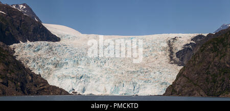 Holgate Gletschers, Kenai Fjords National Park, Alaska. Stockfoto