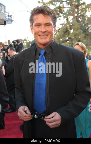 Ankunft am 'Golden Globe Awards - 62. jährlichen "David Hasselhoff 1-16-2005 Datei Referenz Nr. 1080 014 PLX für redaktionelle Verwendung Stockfoto