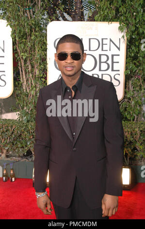 Ankunft am 'Golden Globe Awards - 62. jährlichen "Usher 1-16-2005 Datei Referenz Nr. 1080 118 PLX für redaktionelle Verwendung Stockfoto