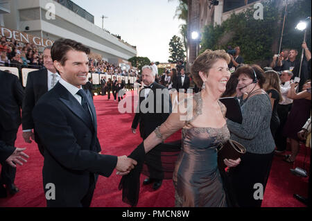 Die Hollywood Foreign Press Association präsentiert "Die Golden Globe Awards - 66. jährlichen "Tom Cruise, Mary Lee Mapother 1-11-2009 Stockfoto