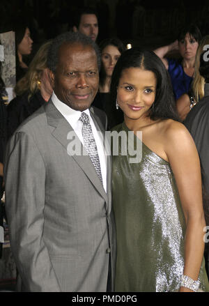 Grindhouse (Premiere) Sidney Poitier, Sydney Tamiia Poitier 3-26-2007/das Orpheum Theater/Los Angeles, CA/Dimension Films/Foto von Joseph Martinez/PictureLux Datei Referenz # 22973 0108 PLX nur für redaktionelle Verwendung - Alle Rechte vorbehalten Stockfoto