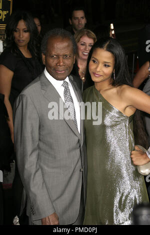 'Grindhouse' (Premiere) Sidney Poitier, Sydney Tamiia Poitier 3-26-2007/das Orpheum Theater/Los Angeles, CA/Dimension Films/Foto von Joseph Martinez/PictureLux Datei Referenz # 22973 0109 PLX nur für redaktionelle Verwendung - Alle Rechte vorbehalten Stockfoto