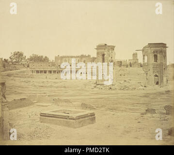 [Krankenhaus in der Residency]. Datum/Zeitraum: 1858. Drucken. Eiklar Silber. Höhe: 244 mm (9,60 in); Breite: 295 mm (11.61 in). Thema: Felice Beato. Stockfoto