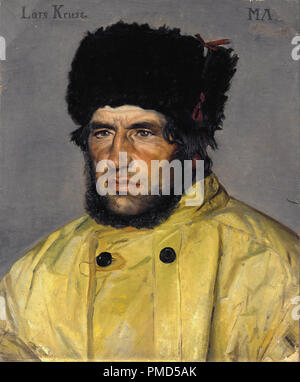 Chief lifeboatman Lars Kruse. Datum/Zeitraum: 1882. Breite: 41,1 cm. Höhe: 49,7 cm (ohne Rahmen). Autor: Michael PETER ANCHER. Stockfoto