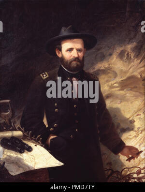 Ulysses S. Grant. Datum/Zeitraum: 1865. Malerei. Öl auf Leinwand. Höhe: 1.203 mm (47.36 in); Breite: 946 mm (40.85 in). Autor: OLE PETER HANSEN BALLING. Stockfoto