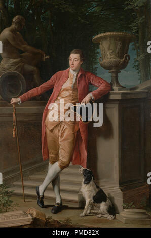 Portrait von John Talbot, später 1. Earl Talbot. Datum/Zeitraum: 1773. Malerei. Öl auf Leinwand. Höhe: 2743 mm (53.99 in); Breite: 1.822 mm (71.73 in). Autor: Pompeo Batoni. Stockfoto