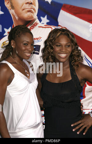 "Talladega Nights: Die Legende von Ricky Bobby" (Premiere) Venus Williams und Serena Williams 07-26-2006/Manns Grauman Chinese Theater / Hollywood, CA/Columbia Pictures/Foto von Joseph Martinez - Alle Rechte vorbehalten File Reference # 22794 0052 PLX für redaktionelle Verwendung Stockfoto