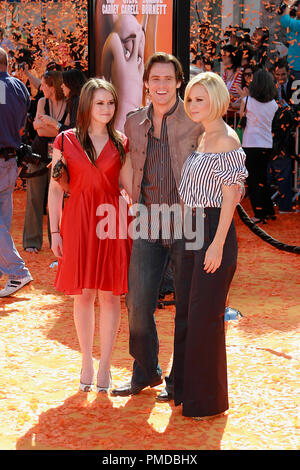 "Horton hört ein Hu!" Premiere Jane Carrey, Jim Carrey, Jenny McCarthy 3-8-2008/Manns Dorf Theater/Westwood, CA/Twentieth Century Fox/Foto von Joseph Martinez Datei Referenz # 23386 0051 PLX nur für redaktionelle Verwendung - Alle Rechte vorbehalten Stockfoto