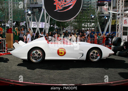 "Speed Racer" Premiere Mach 5 Rennen auto 4-26 2008/Nokia Theater/Los Angeles, CA/Warner Brothers/Foto von Joseph Martinez Datei Referenz # 23503 0011 JM für die redaktionelle Nutzung nur - Stockfoto