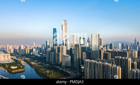 Städtische Landschaft von Guangzhou, China Stockfoto