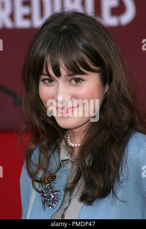 Die Unglaublichen - The Incredibles Premiere 10-24-2004 Mary Elizabeth Winstead Foto von Joseph Martinez/PictureLux Datei Referenz # 21987 0011 PLX nur für redaktionelle Verwendung - Alle Rechte vorbehalten Stockfoto