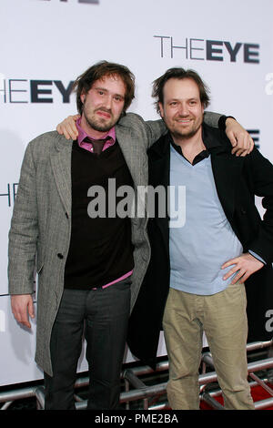 'The Eye' Premiere Regisseure David Moreau, Xavier Palud 1-31-2008/Pazifik Cinerama Dome/Hollywood, CA/Lionsgate/Foto von Joseph Martinez Datei Referenz # 23342 0038 PLX nur für redaktionelle Verwendung - Alle Rechte vorbehalten Stockfoto