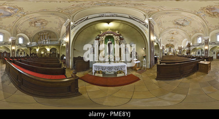 360 Grad Panorama Ansicht von Johannes der Täufer katholische Kirche - Erweiterung Altar 5.