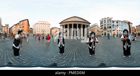360 Grad Panorama Ansicht von Pantheon Clown
