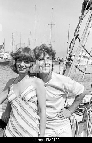 Sonne, Wind und weiße Segel, Fernsehshow mit Michael Schanze und Gaststars Mary Roos in Spanien 1979. Stockfoto