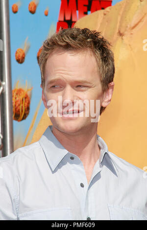 Neil Patrick Harris bei der Premiere von Columbia Pictures und Sony Pictures Animation' Wolkig mit Aussicht auf Fleischbällchen". Ankunft bei Mann Dorf Theater in Westwood, CA, 12. September 2009, statt. Foto: PictureLux Datei Referenz Nr.30072 40 PLX nur für redaktionelle Verwendung - Alle Rechte vorbehalten Stockfoto
