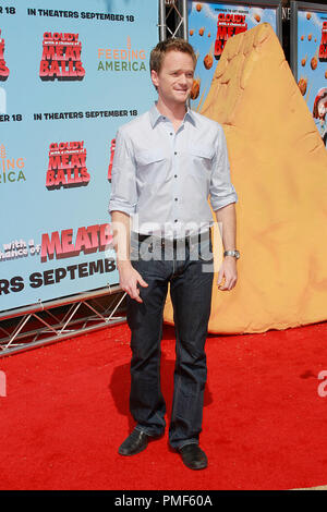 Neil Patrick Harris bei der Premiere von Columbia Pictures und Sony Pictures Animation' Wolkig mit Aussicht auf Fleischbällchen". Ankunft bei Mann Dorf Theater in Westwood, CA, 12. September 2009, statt. Foto: PictureLux Datei Referenz Nr.30072 41 PLX nur für den redaktionellen Gebrauch - Alle Rechte vorbehalten Stockfoto