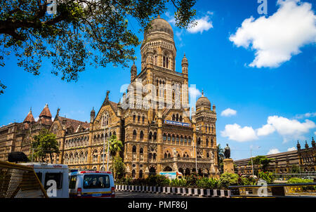 Municipal Corporation von grösserem Mumbai, auch als Brihanmumbai Municipal Corporation bekannt. Es ist Indiens reichsten Municipal Corporation. Stockfoto