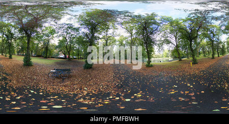 360 Grad Panorama Ansicht von Oktober in Alexandra Park