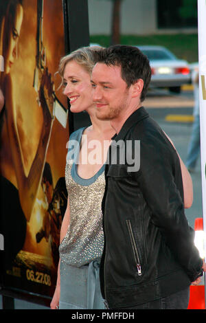 'Wollte' Premiere James McAvoy, Anne-Marie Duff 6-19-2008/Mann Dorf Theater/Westwood, CA/Universal Pictures/Foto © Joseph Martinez/Picturelux Datei Referenz Nr.23551 0010 JM nur für redaktionelle Verwendung - Alle Rechte vorbehalten Stockfoto