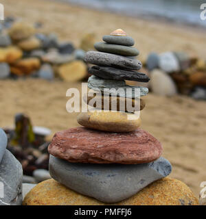 Kiesel Stack [Songbook] Bay, North Yorkshire Moors, England Großbritannien Stockfoto