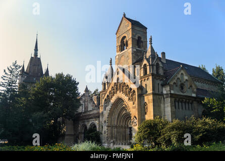 Ják Kapelle in der Burg von Vajdahunyad Stockfoto