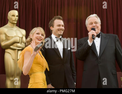 Die Akademie der Künste und der Wissenschaften präsentiert "Die 78. jährlichen Academy Awards "Michelle Williams, Heath Ledger, Robert Osborne 03-05-2006 © 2006 AMPAS Datei Referenz # 29998 005 Nur für den redaktionellen Gebrauch - Alle Rechte vorbehalten Stockfoto