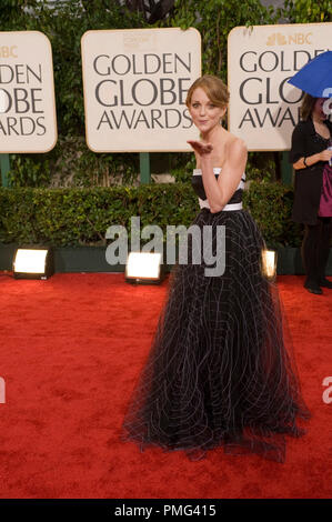 Schauspielerin Jayma Mays kommt bei der 67. jährlichen Golden Globe Awards im Beverly Hilton in Beverly Hills, CA Sonntag, 17. Januar 2010. Stockfoto