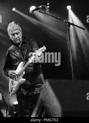 John Cale live auf der Bühne am Ende der Straße Festival 2018 Stockfoto