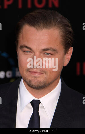 Leonardo DiCaprio bei der Premiere von Warner Brothers Pictures' 'Gründung'. Ankünfte am Grauman's Chinese Theater in Hollywood, CA, 13. Juli 2010 statt. Foto von Megumi Datei Referenz # 30329 128 PLX nur für redaktionelle Verwendung - Alle Rechte vorbehalten Stockfoto