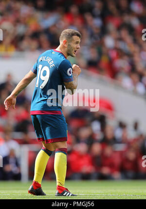 Jack Wilshere von West Ham United - Arsenal v West Ham United, Premier League, Emirates Stadium, London (Holloway) - 25. August 2018 Stockfoto