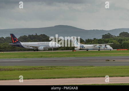 Flughafen Manchester England Stockfoto