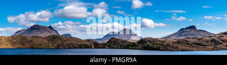 Stac Polliadh, Cul Mor, Cul Beag Stockfoto