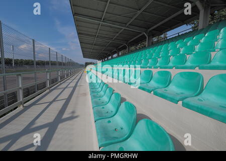 MONZA, Italien - 14 August, 2018: Der Autodromo Nazionale Monza, eine Rennstrecke in der Nähe von Monza liegt nord Stockfoto