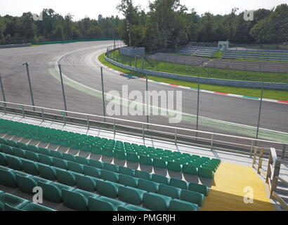 MONZA, Italien - 14 August, 2018: Der Autodromo Nazionale Monza, eine Rennstrecke in der Nähe von Monza liegt nord Stockfoto