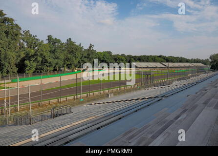 MONZA, Italien - 14 August, 2018: Der Autodromo Nazionale Monza, eine Rennstrecke in der Nähe von Monza liegt nord Stockfoto