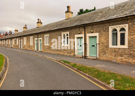 Lady's Lumley Almosen Häuser am Thornton le Dale in North Yorkshire Stockfoto