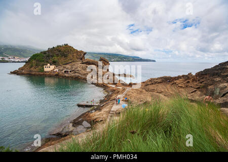 Insel von Vila Franca do Campo Sao Miguel Azoren Stockfoto