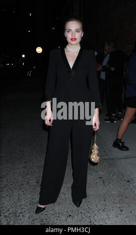 September 17, 2018 Odessa junge besuchen Neon & Gozie Agbo stellt spezielle Siebung der Ermordung Nation am Metrograph in New York September 17, 2018. Credit: RW/MediaPunch Stockfoto