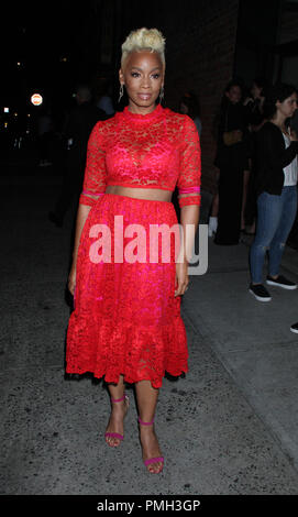 September 17, 2018 Anika Noni Rose besuchen Neon & Gozie Agbo stellt spezielle Siebung der Ermordung Nation am Metrograph in New York September 17, 2018. Credit: RW/MediaPunch Stockfoto
