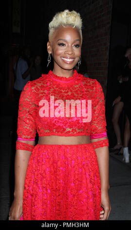 September 17, 2018 Anika Noni Rose besuchen Neon & Gozie Agbo stellt spezielle Siebung der Ermordung Nation am Metrograph in New York September 17, 2018. Credit: RW/MediaPunch Stockfoto