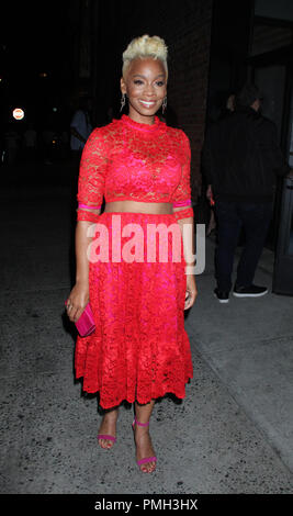 September 17, 2018 Anika Noni Rose besuchen Neon & Gozie Agbo stellt spezielle Siebung der Ermordung Nation am Metrograph in New York September 17, 2018. Credit: RW/MediaPunch Stockfoto