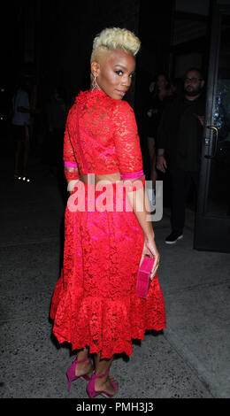 September 17, 2018 Anika Noni Rose besuchen Neon & Gozie Agbo stellt spezielle Siebung der Ermordung Nation am Metrograph in New York September 17, 2018. Credit: RW/MediaPunch Stockfoto