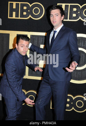 WEST Hollywood, CA - 17. SEPTEMBER: (L-R) Darsteller Kieran Culkin und Nicholas Braun besuchen HBO Offizielle 2018 Emmy nach Partei am 17. September 2018 bei Pacific Design Center in West Hollywood, Kalifornien. Foto von Barry King/Alamy leben Nachrichten Stockfoto